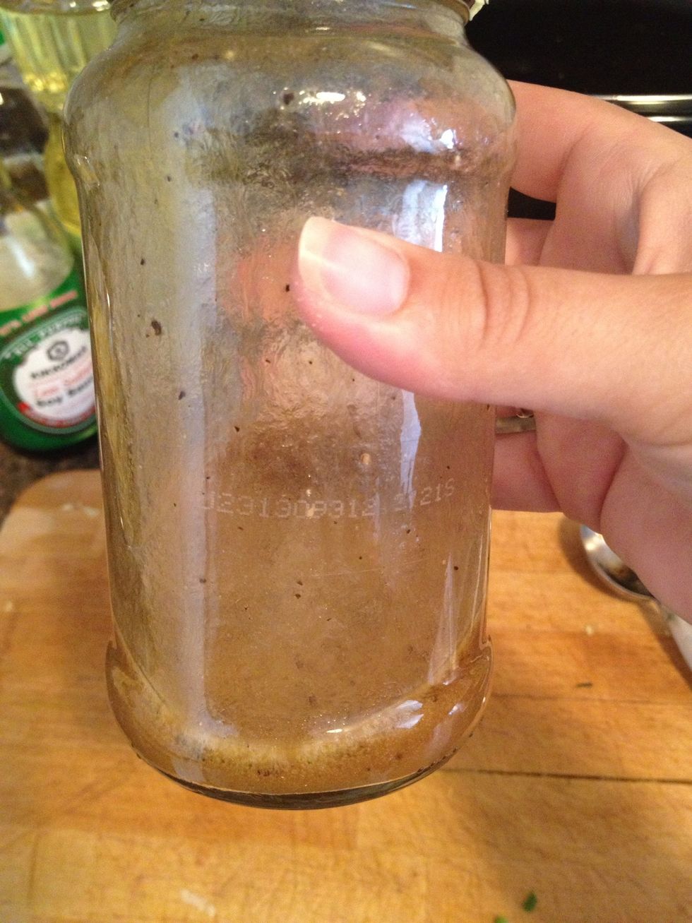 Shake vigorously. Should look like this.