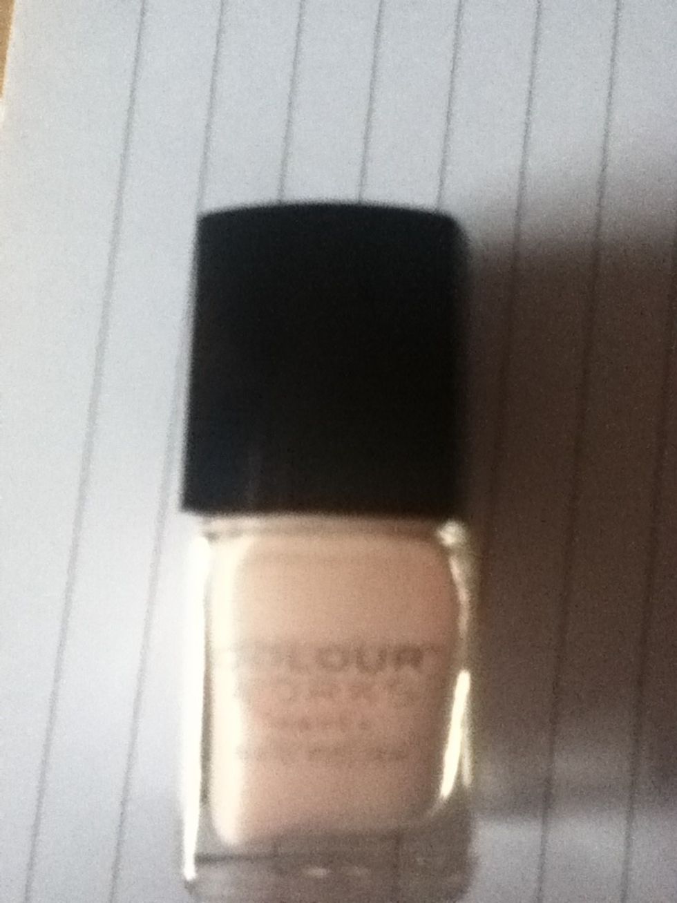 Shake your nail varnish so that it isn't separated