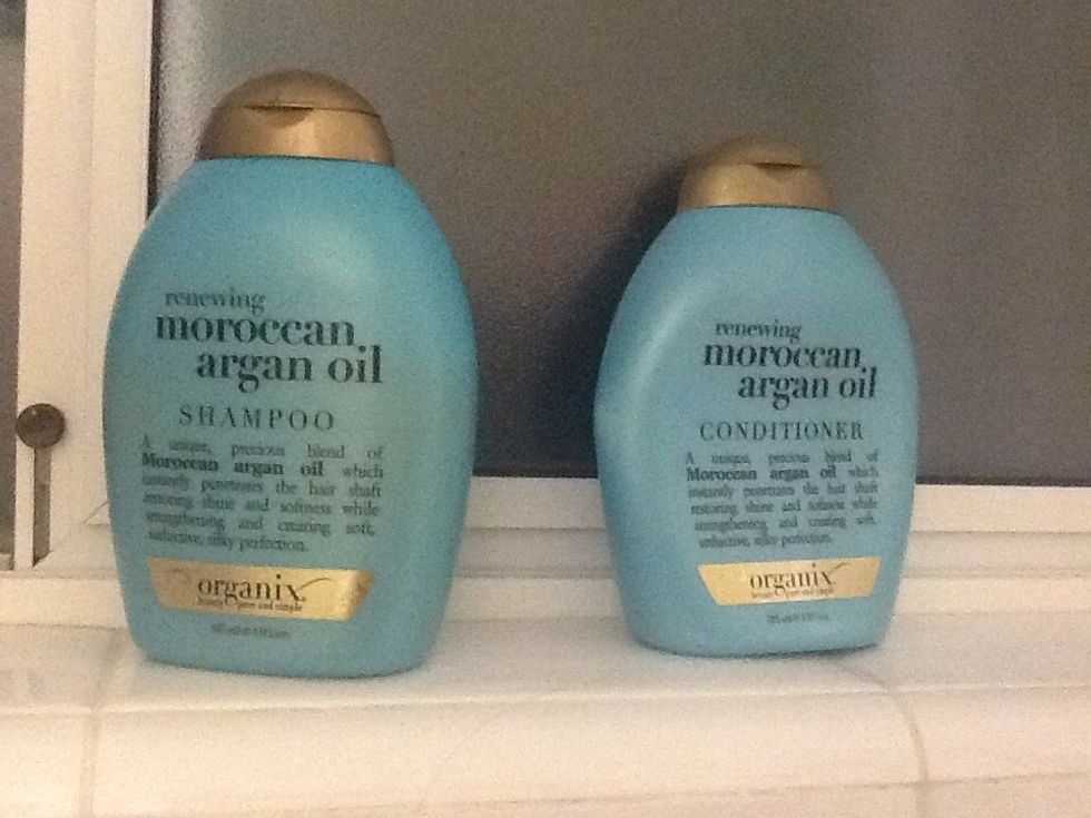 Shampoo and condition in the morning