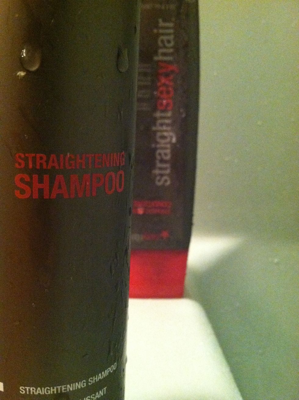 Shampoo your hair thoroughly. This will obviously remove product from the hair. If there is grease, oil, and product in your hair it will weigh it down(leaving hair flat) and cause it to frizz.