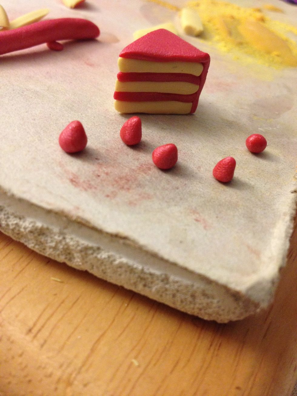 Shape them into cones.