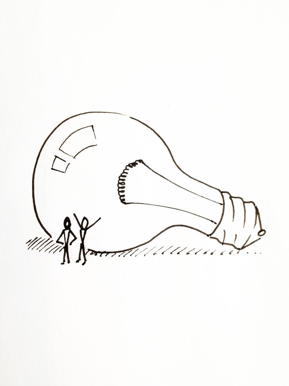 Share your ideas with others. But don\u2019t listen to everyone. Some people will make your ideas bigger and others will make them smaller. Seek out the former. They\u2019re rare and precious individuals.