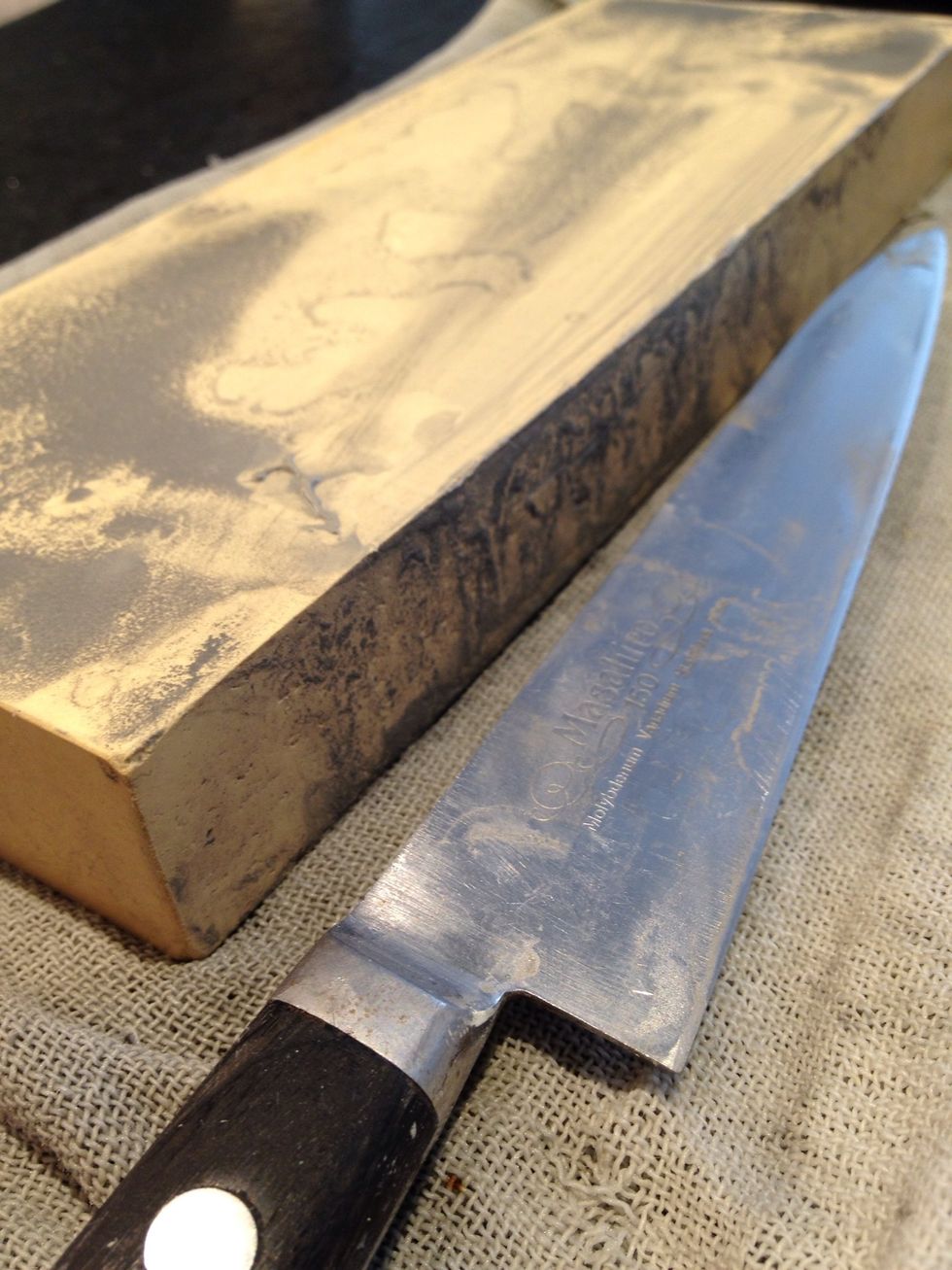 Sharp your knives. You don't want to squash them.