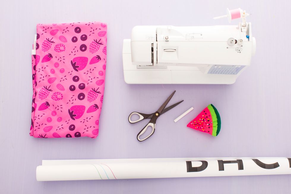 She created a simple shift dress pattern for this project. To download the pattern, be sure to click the link at the end of the guide!