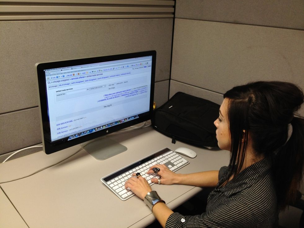 She was ready! She placed a free ad on Craigslist offering up repair services for iPhones & other mobile devices. To play it safe, she always made arrangements to meet customers in public places.