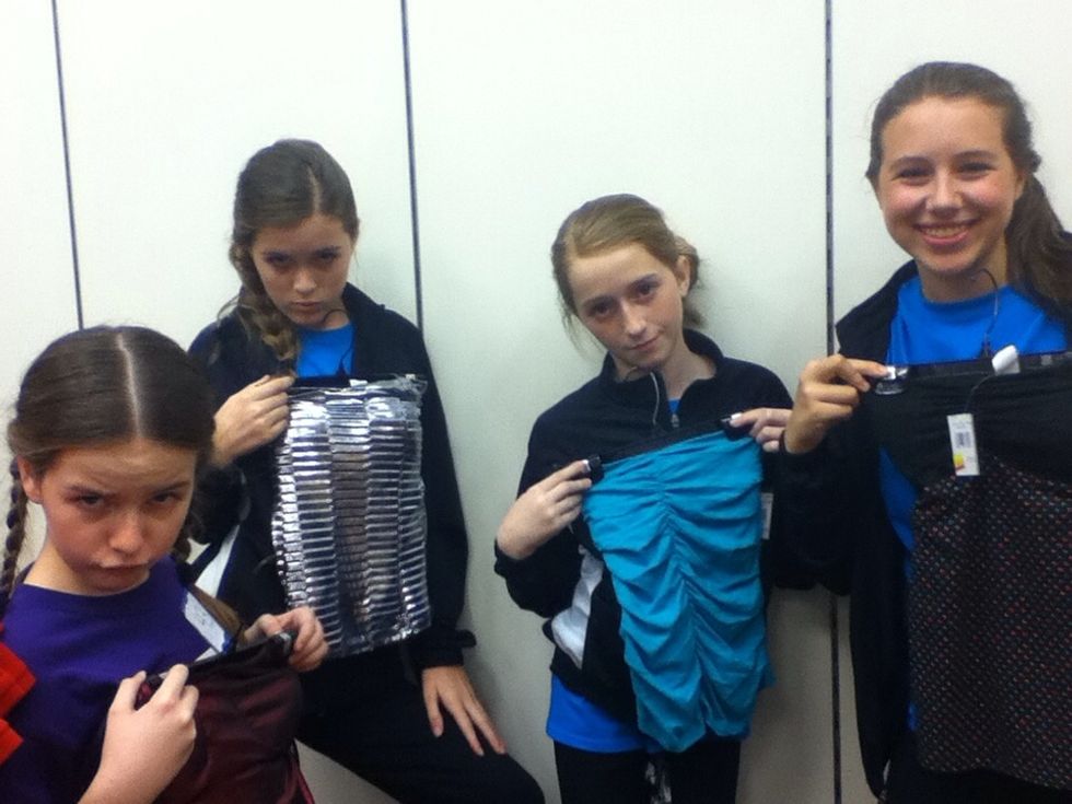 Shopping at the mall with my fellow theater friends in Atlanta