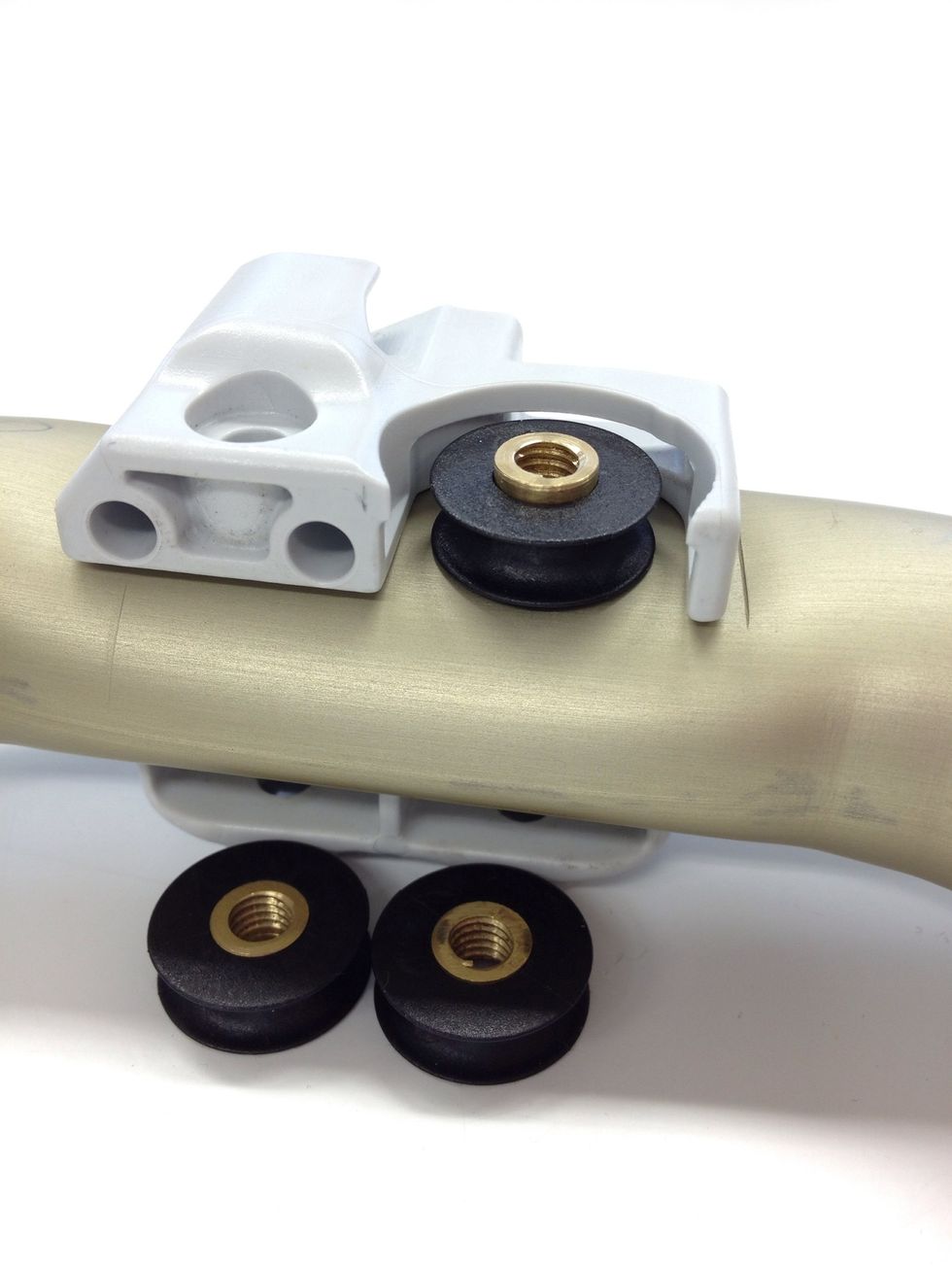 Short tubes for regular rollers / Long tube for roller which goes underneath the propeller