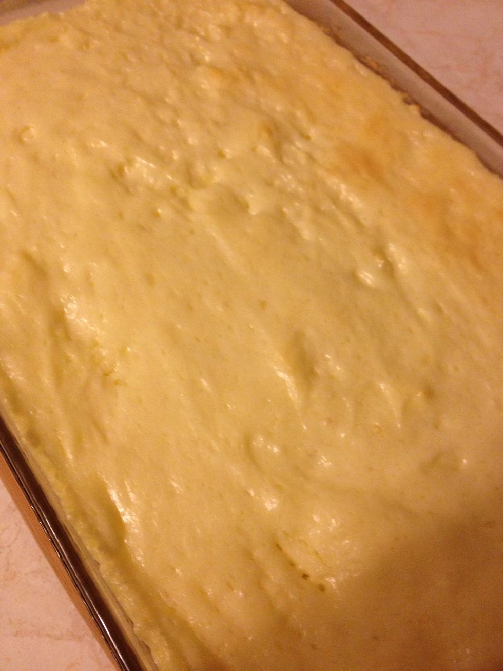 Should be slightly browned when done.