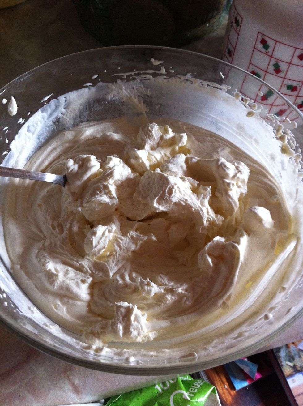 Should be whipped to this consistency