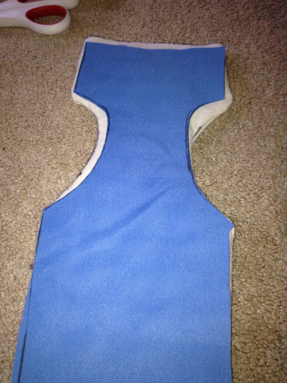 Should have cut the PUL last and made it larger than my sleeve. It still works, but learn from my mistake and cut that layer larger.