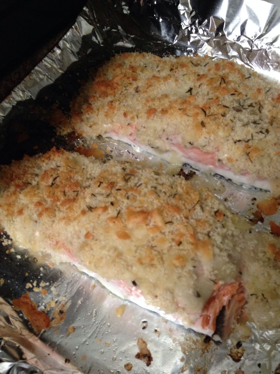Should look golden brown and delicious.