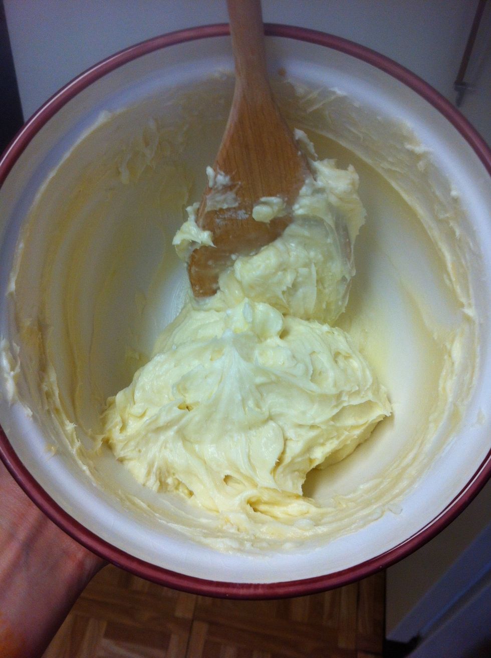 Should look like this after its mixed