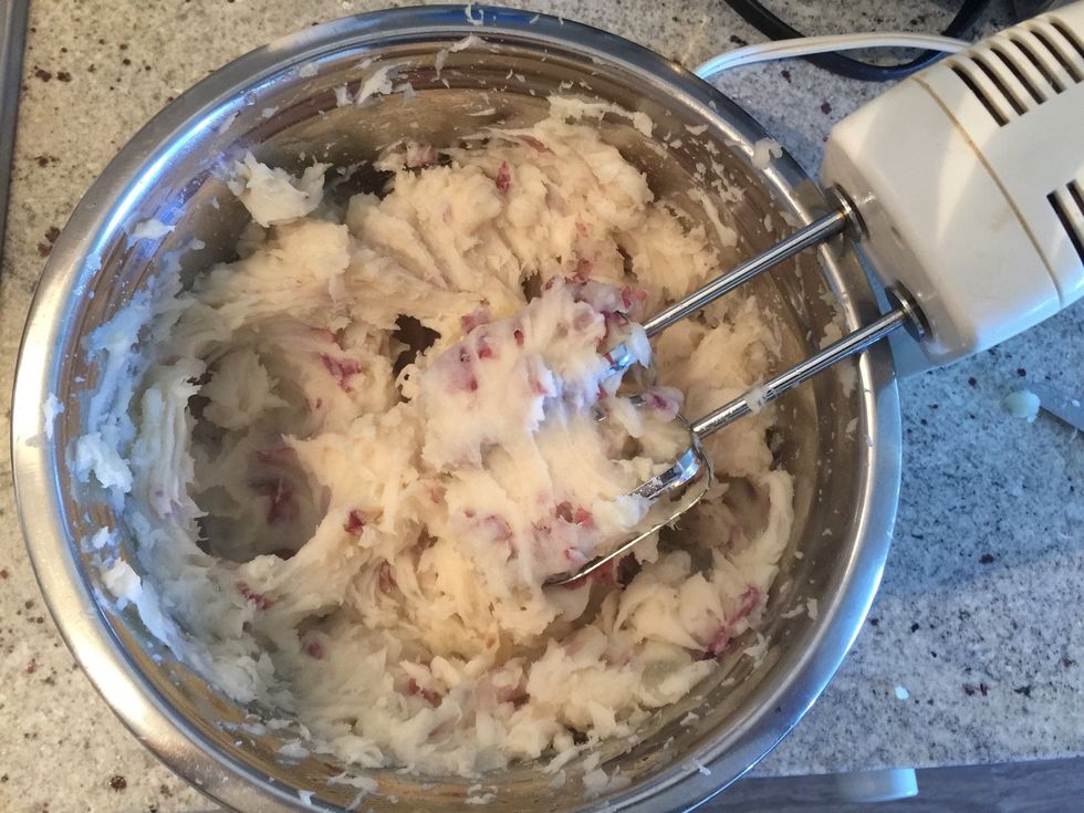 Should look like this after mashing it