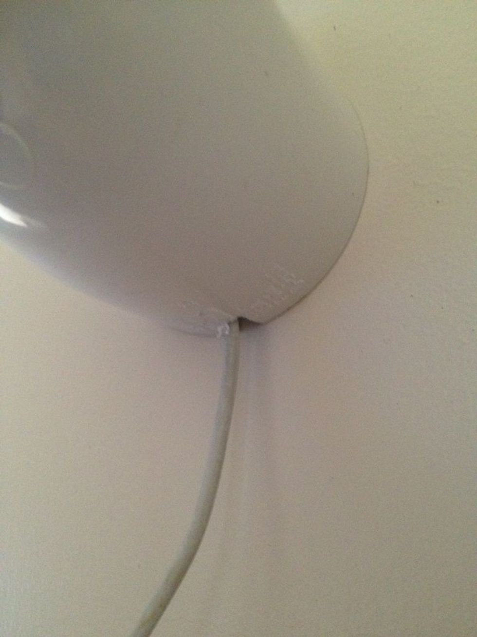 Should look like this. Can use that 1/4" drill bit from the supplies list I mentioned, I put the elbow in a vise and used a jigsaw.