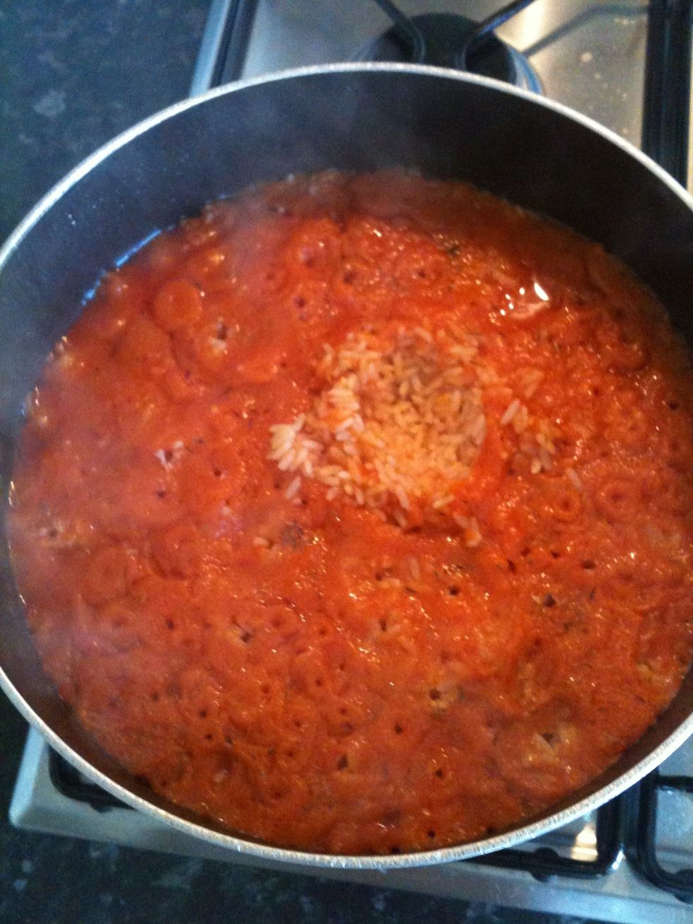 Should look like this when it's almost done! U can taste it to check if it's soft enough for u. Do not steer.