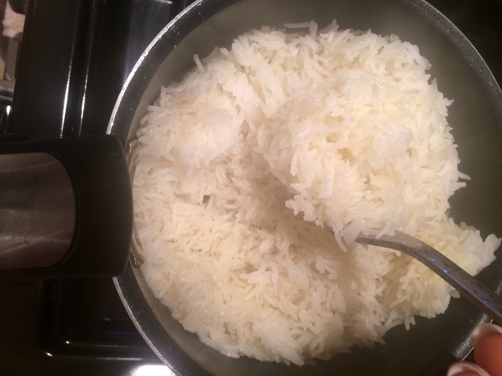 Should look like this with no water left