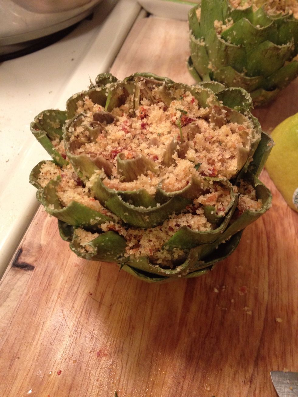 Should look nice and plump with stuffing...