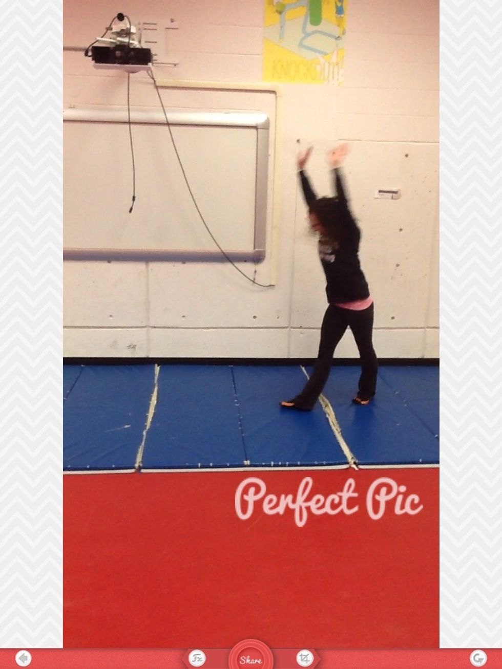 Shoulder extension, and knee and hip extension, ankles plantar.