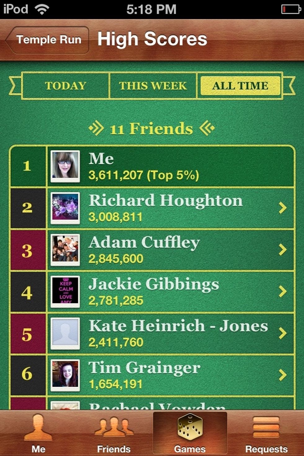 Show off your high score to your Game Center friends! Don't tell them you cheated!!