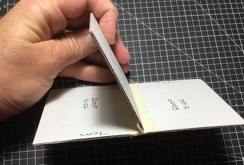 Showing the folding roof.