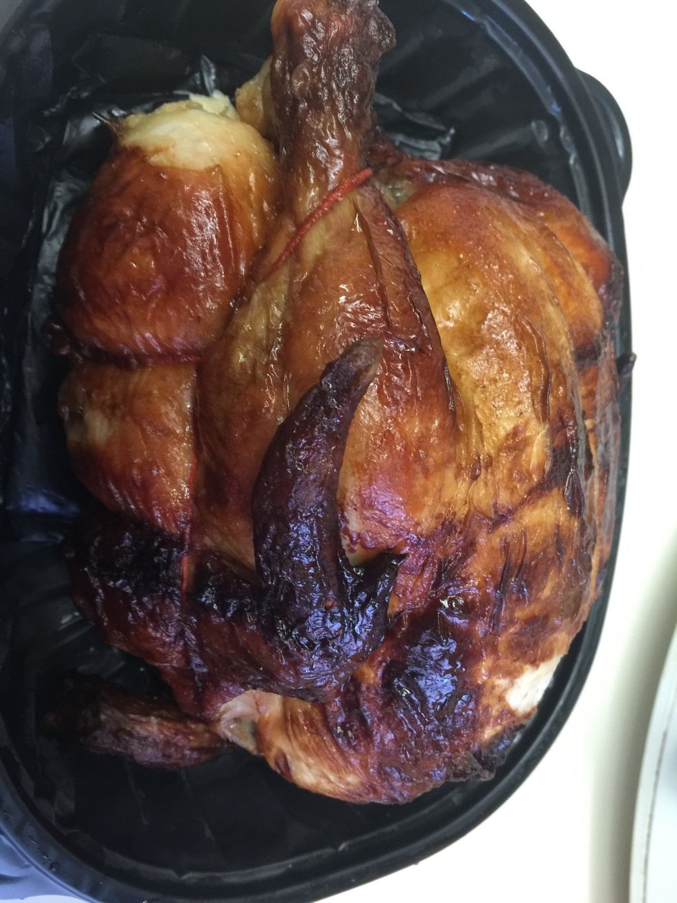 Shred a rotisserie chicken.