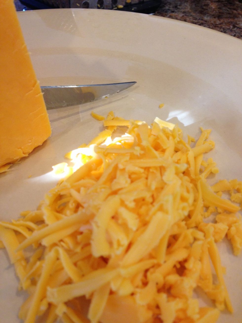 Shred the cheese