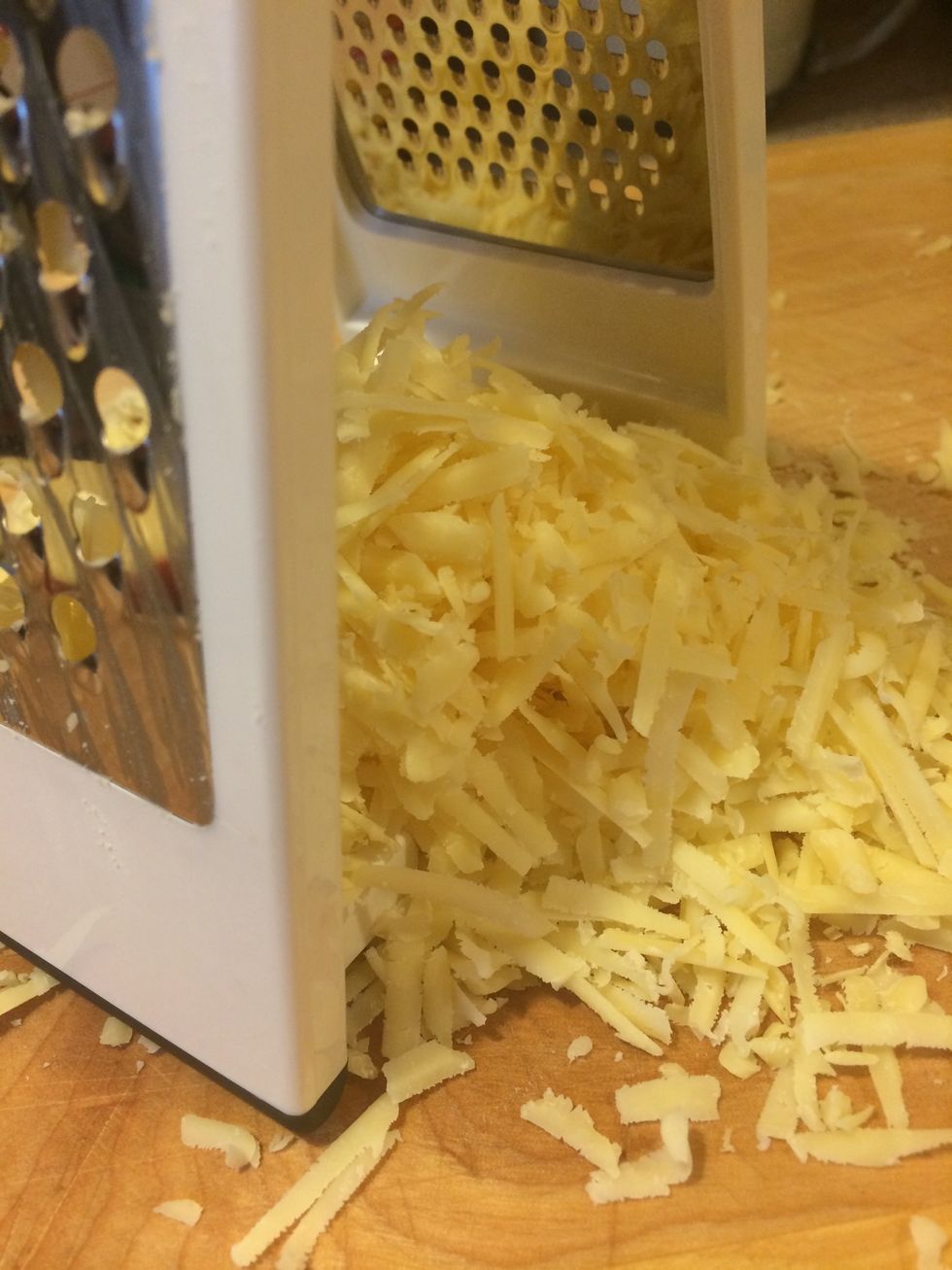 Shred the cheese