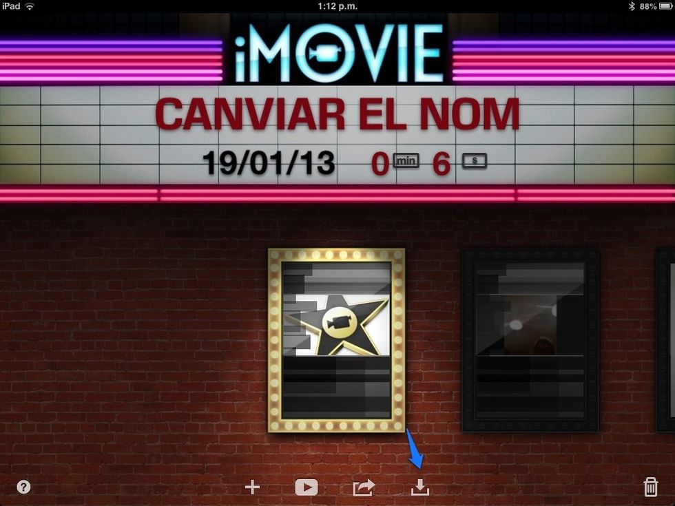 Si fem tap al bot\u00f3 indicat, podrem descarregar-nos un projecte des de l'iTunes.