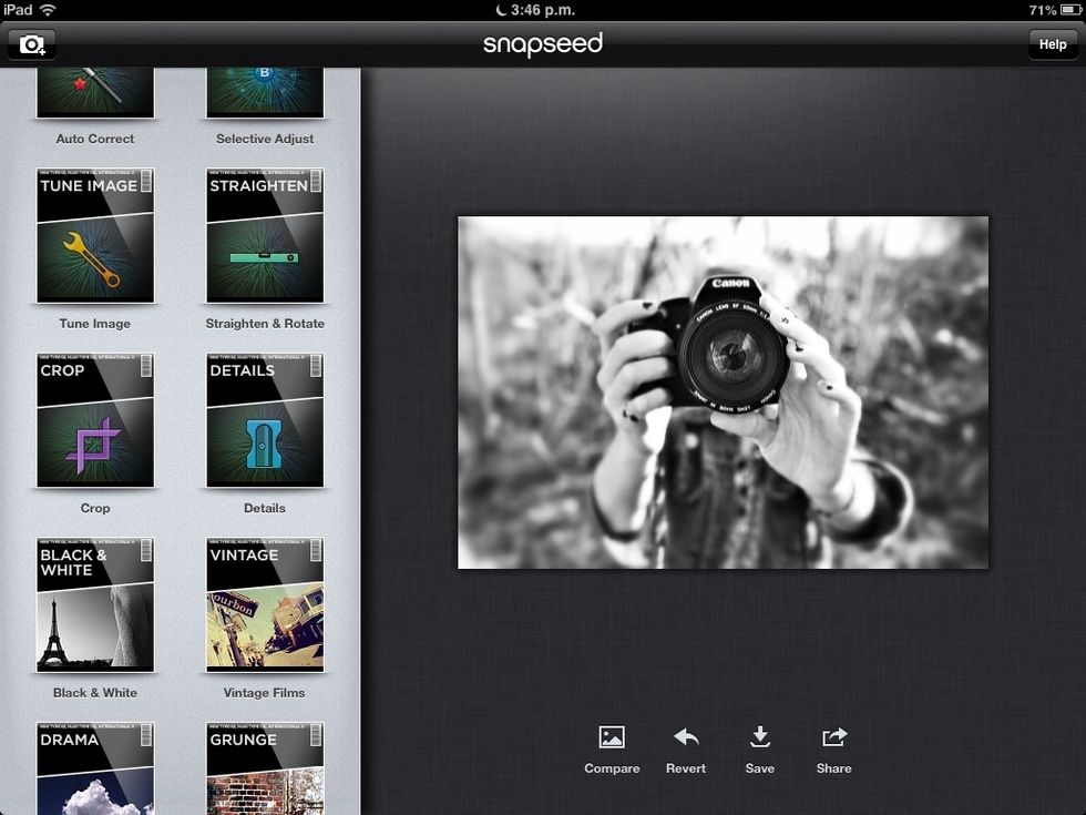 Si te la vols guardar a les teves fotos, clica a "save"