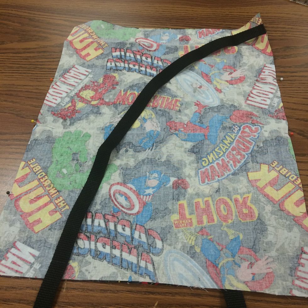 Side edges only pinned