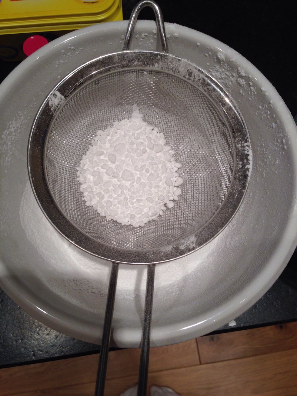 Sieve the icing sugar