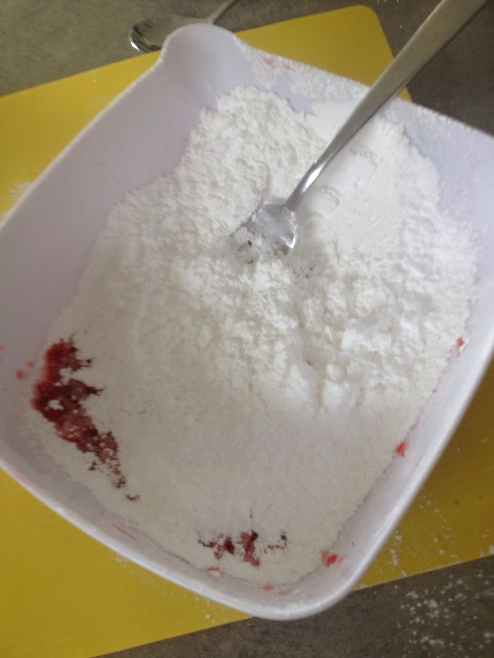 Sift in icing sugar