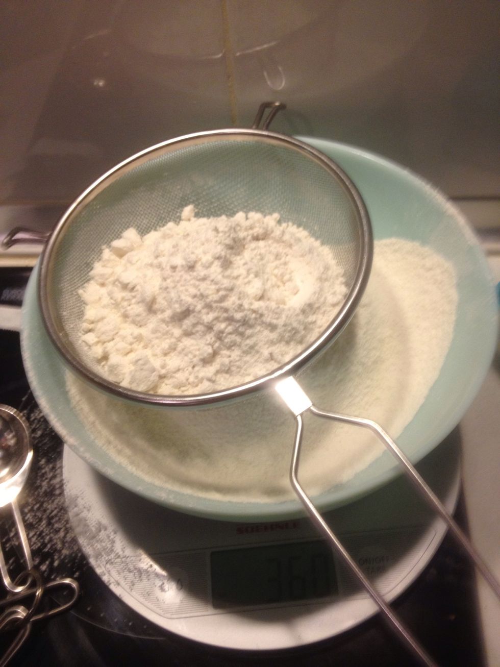 Sift the flour. Some ppl say you don't need to.  I'd say. It wouldn't hurt would it. \ud83d\ude1c