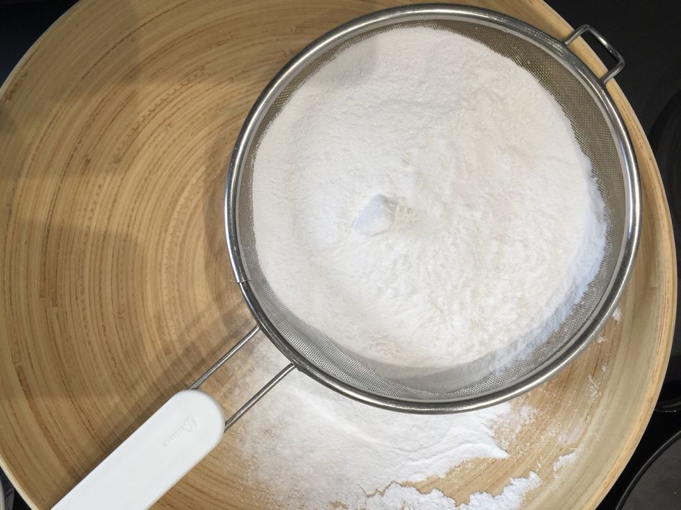 Sift the icing sugar