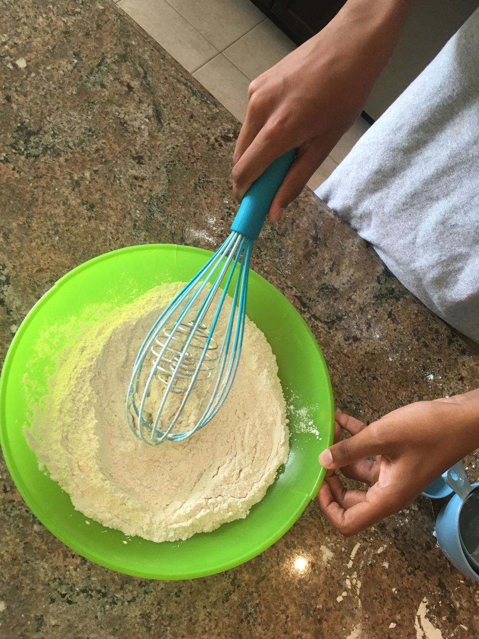Sift Together The Flour, Baking Powder & Salt