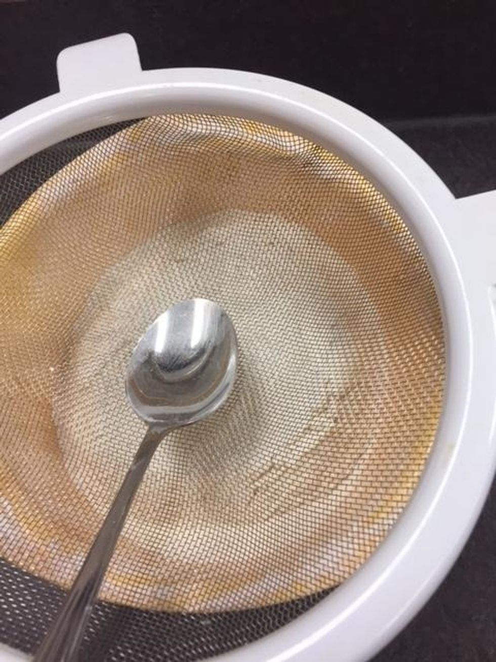 Sift together the flour, ginger, baking soda, cinnamon, cloves, and salt. Set aside.