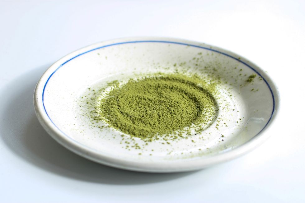 Sift your David's Tea Matcha Matsu through a powder strainer to ensure there are no lumps.