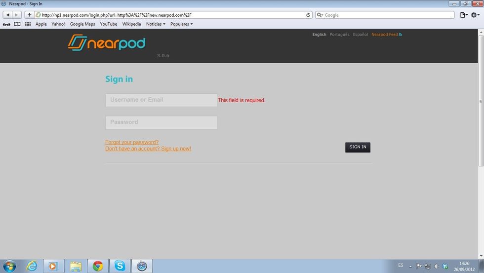 Sign in to nearpod.com/login to access the Nearpod Content Tool.