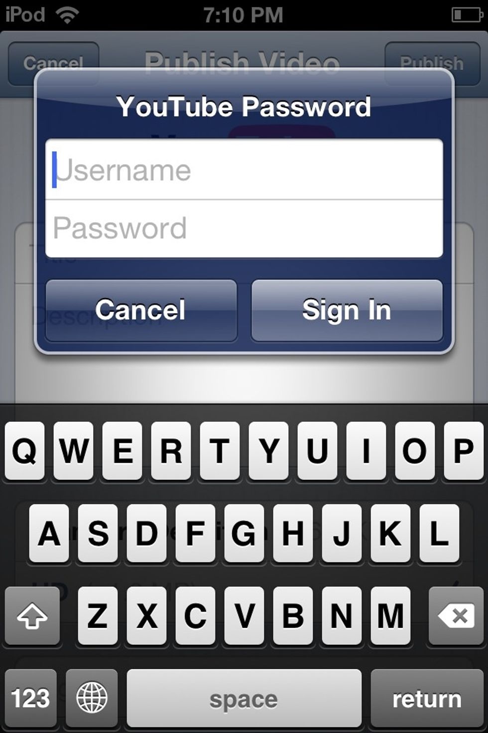 Sign In to your account if you aren't already signed in