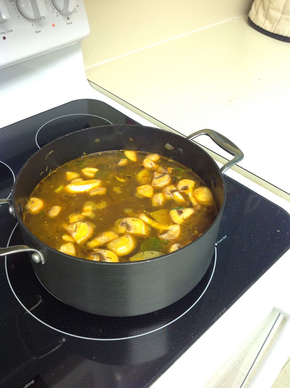 Simmer for 1 hour and 30 minutes.