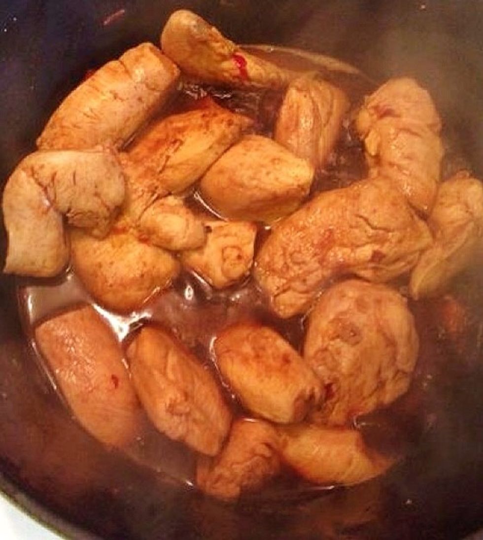 Simmer for a few minutes.