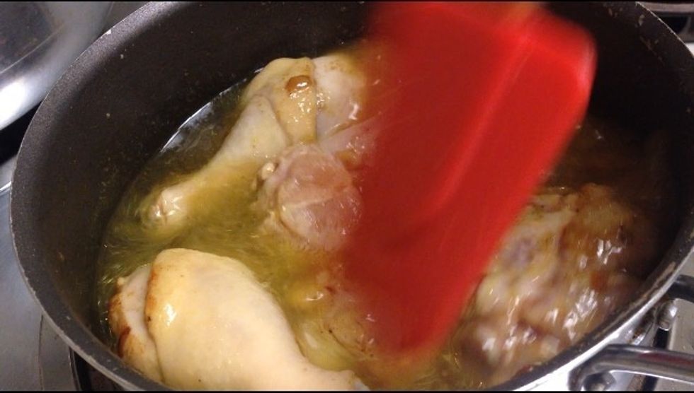 Simmer for about 15 minutes ..