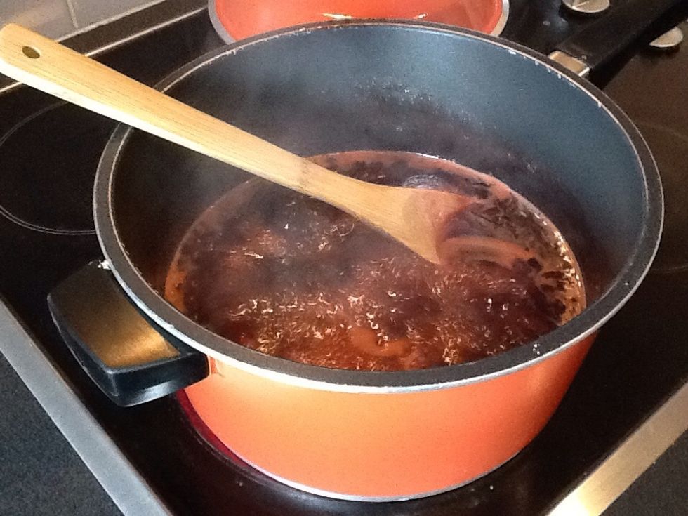 Simmer jam mixture for 45 minutes