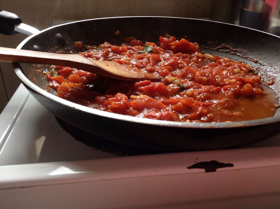 Simmer lightly