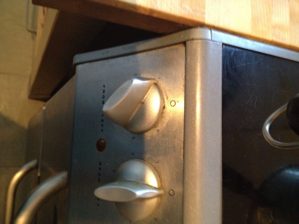 Simmer on low heat - don't over cook or boil or it will curdle