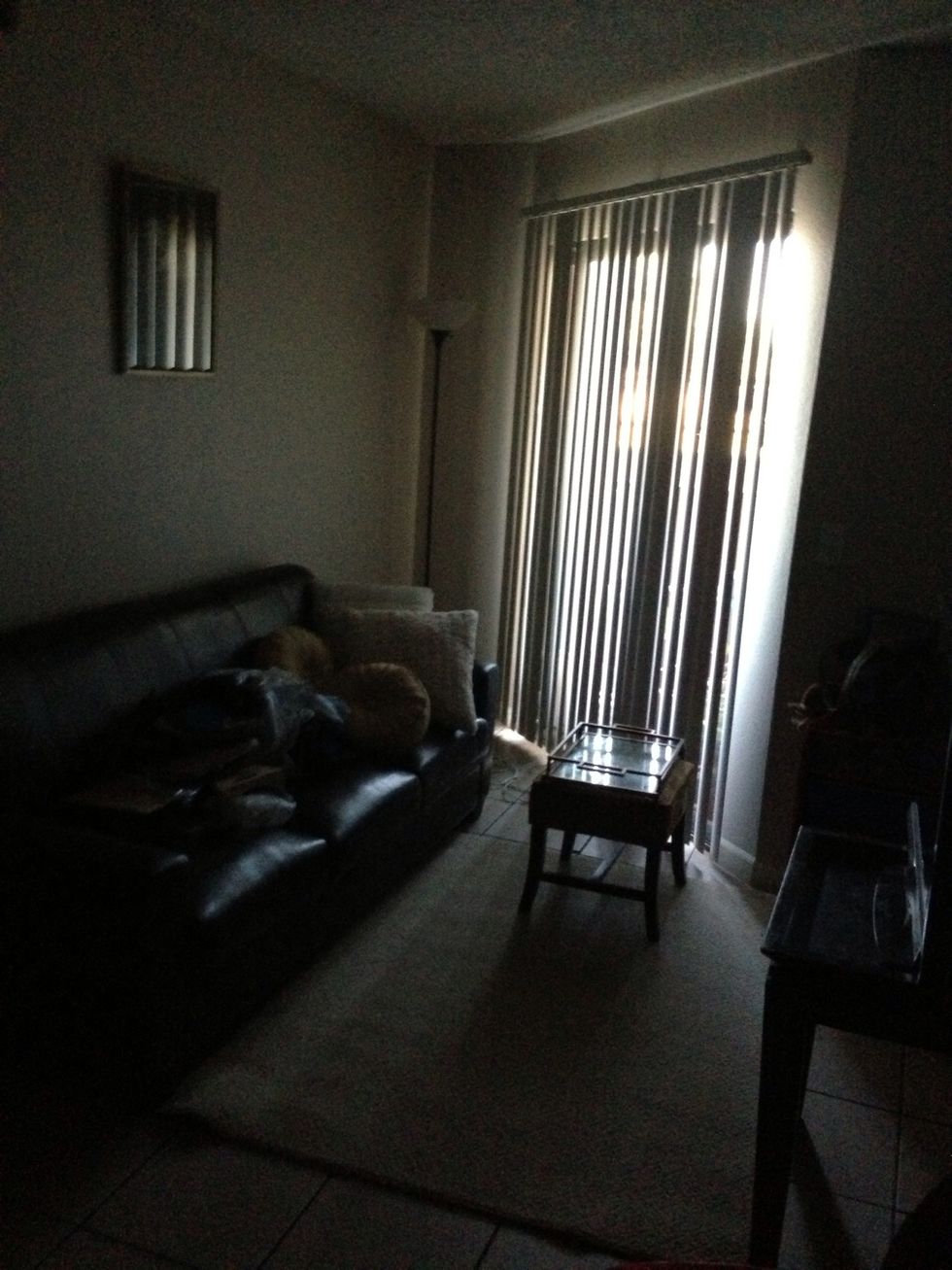 Simple living room ours is very extreme small but black is the general theme with Creme textured pillows and gold accents favorite piece is in next slide\ud83d\ude0a