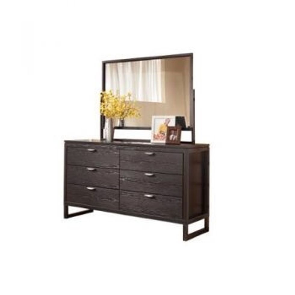 Simple narrow dressers take up less floor space