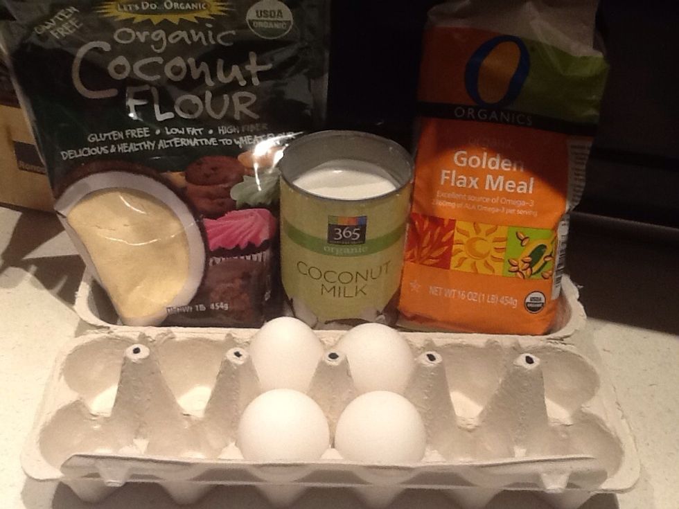 Simple with 4 ingredients, optional salt. Preheat oven to 350\u00b0.