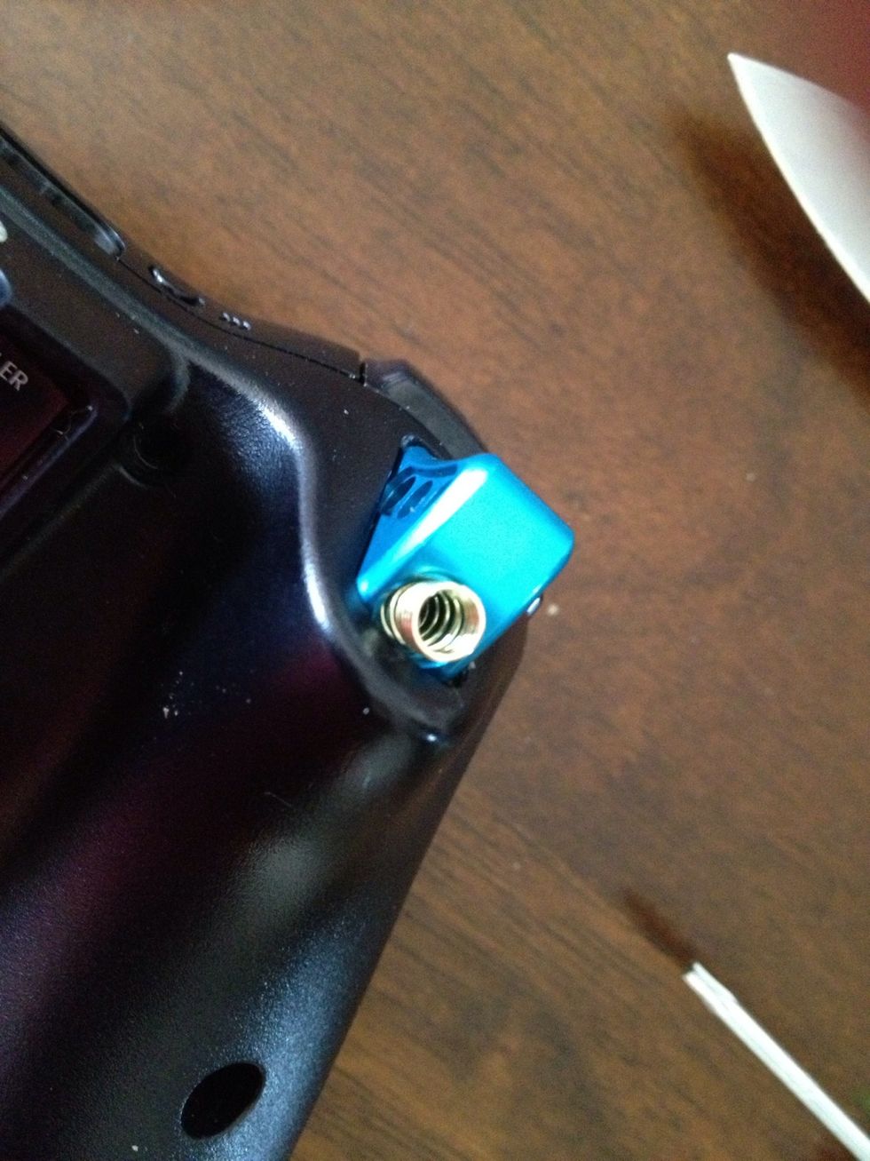 Simply place the spring desired into the set screw hole in the trigger.
