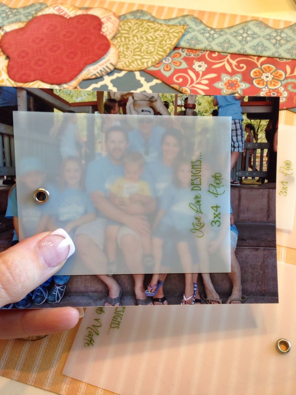 Simply place whatever size you would like your photo to be over your picture to check the cropping before you cut your picture.